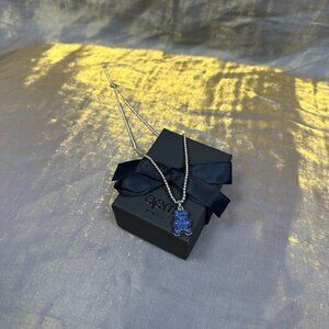 APM Monaco Baba Yummy Bear Sterling Silver Necklace